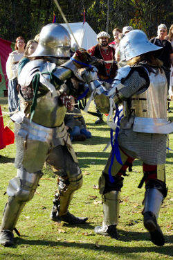 cavaleiros duelando